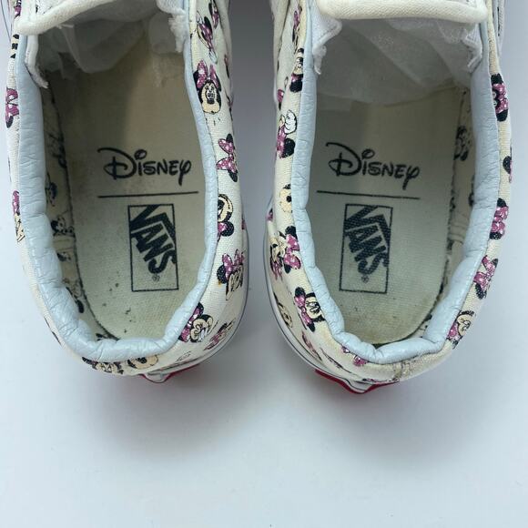 DISNEY X VANS “Minnie Mouse & Friends” Slip On Shoes Youth Kids Size 5 - Picture 10 of 12
